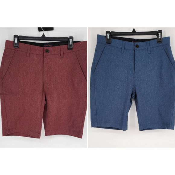 Gentlemen's Outfitters Shorts Bundle Maroon/Blue Men's 30 2 Piece - Picture 1 of 14